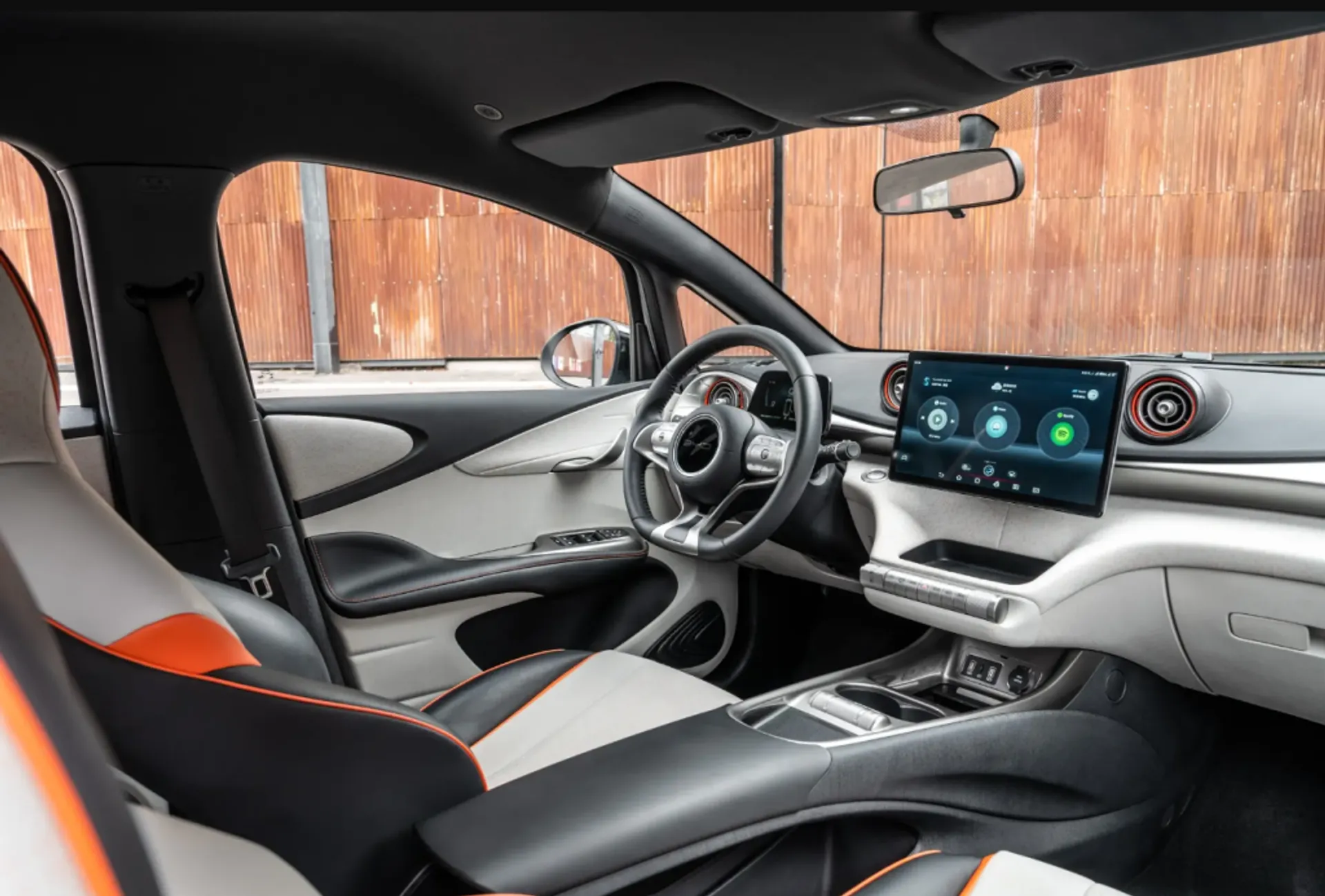 Consola central flotante